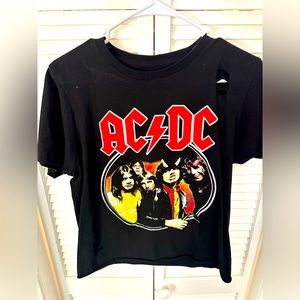 Vintage AC/DC band tee.